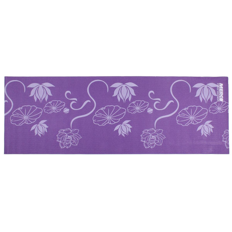 Print PVC 4 Mat podložka na cvičenie fialová 1