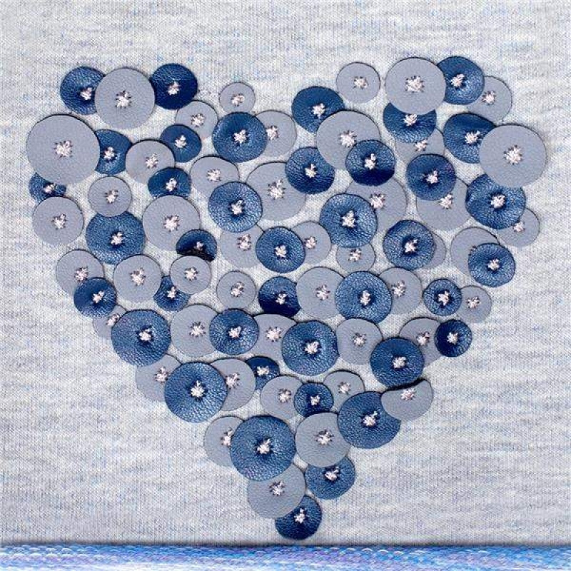 Jarná čiapočka New Baby srdiečko sivo-fialová 110 (4-5r) 1