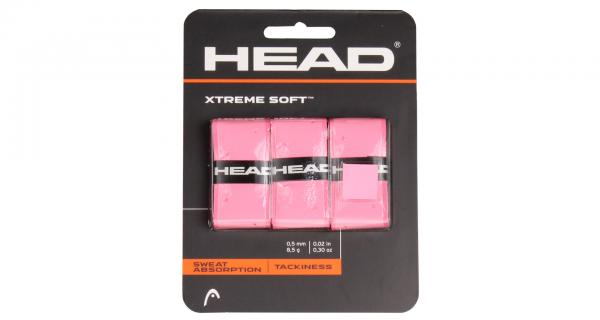 Head XtremeSoft 3 overgrip omotávka tl. 0,5 mm ružová