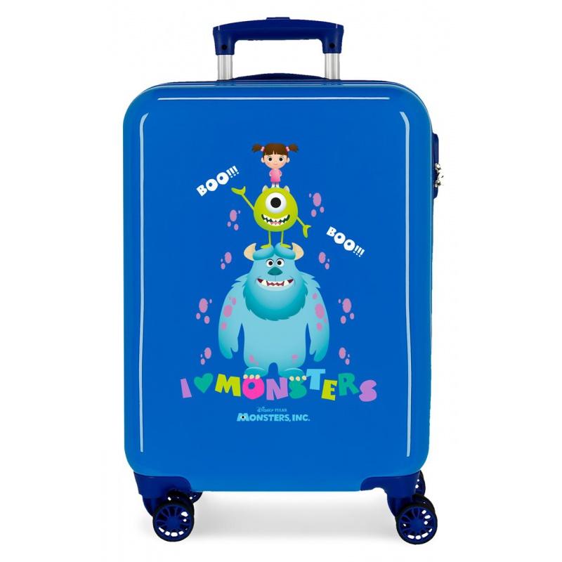 JOUMMA BAGS detský ABS cestovný kufor MONSTERS INC. Boo, 55x38x20cm, 34L, 2451764