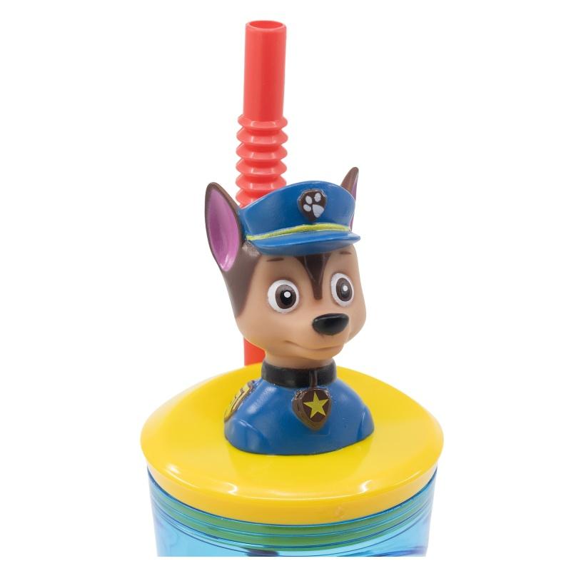 Plastový 3D pohár s figúrkou Paw Patrol, 360ml, 74666