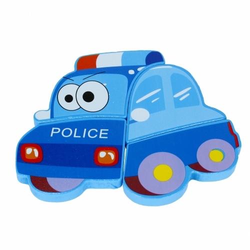 Drevené puzzle Polícia - skladačka
