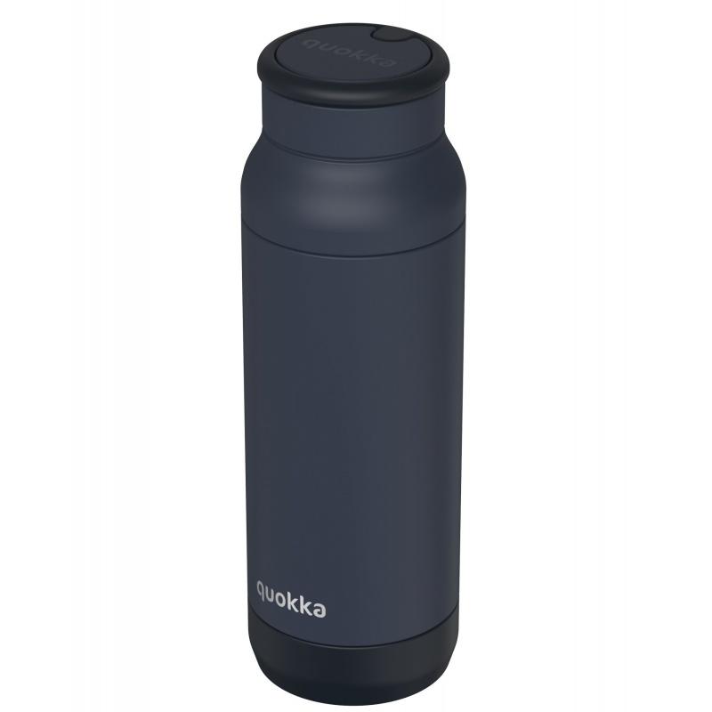 Quokka Pulse Smartgrip, Nerezová termo fľaša Black, 700ml, 40293