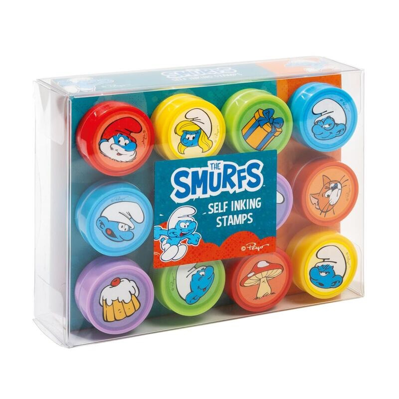 Šmoulovia razítka 12 ks 2