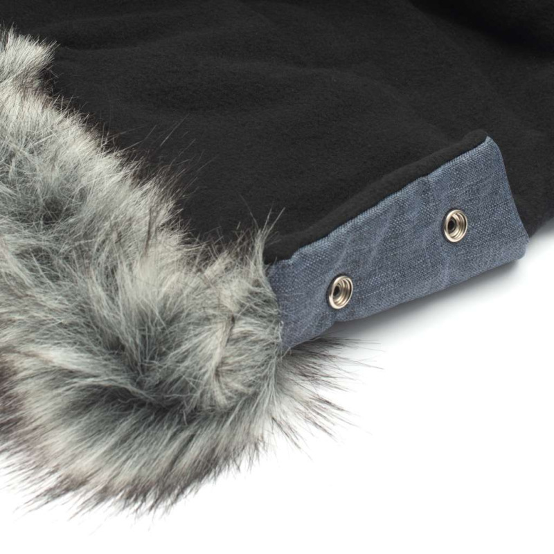 Rukávník na kočiar 2v1 New Baby s kožušinkou blue 1