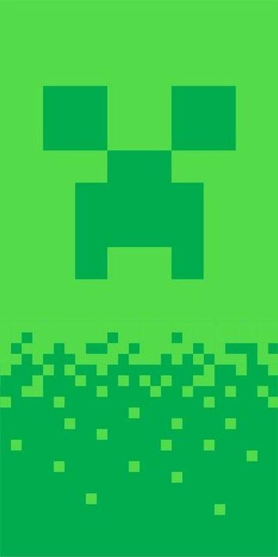 JERRY FABRICS Osuška Minecraft Digital Creeper 70/140