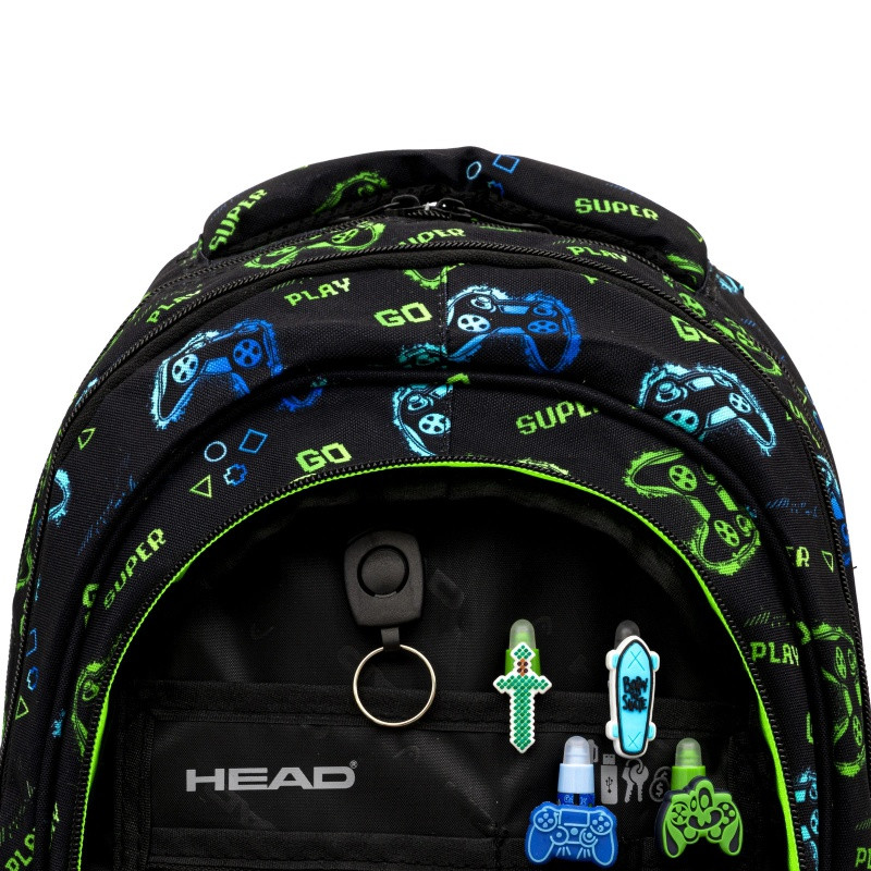 Školský batoh pre prvý stupeň Head GO PLAYING NEON, AB330, 502025041 6