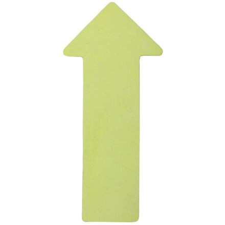 Arrow značka na podlahu žltá