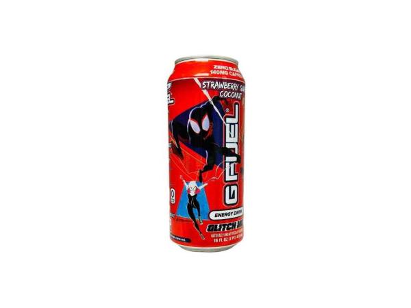 G FUEL Spider-Verse Glitch Mix Red Strawberry Guava Coconut Energy Drink 473ml USA