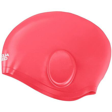 Aqua-Speed Volume Ear Cap kúpacia čiapka lososová 1