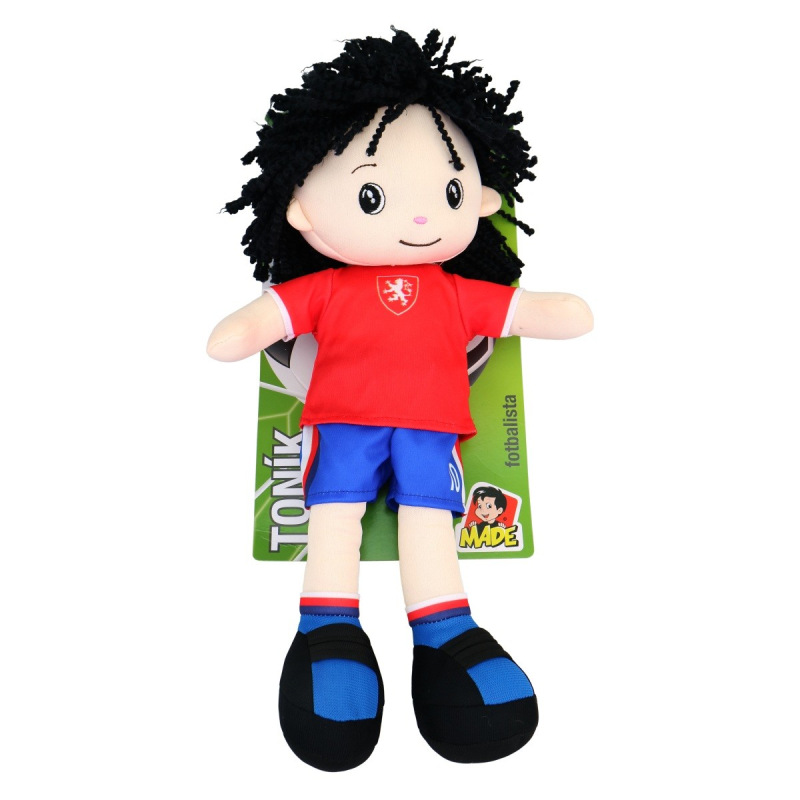 Textilná bábika Toník - futbalista s českým hlasom 1