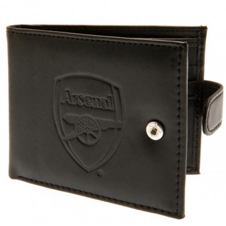 FOREVER COLLECTIBLES Pánska kožená bezpečnostná peňaženka ARSENAL F.C. RFID