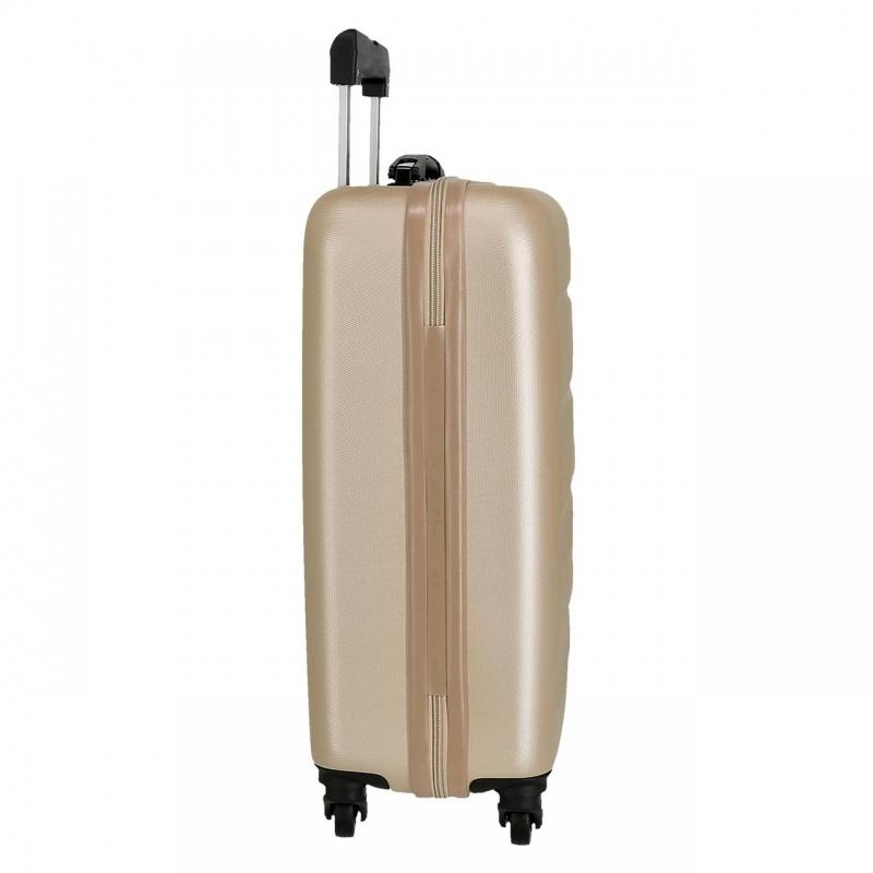 JOUMMA BAGS ABS Cestovný kufor ROLL ROAD FLEX Champagne, 55x38x20cm, 35L, 5849169 (small)