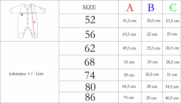 Dojčenský bavlnený overal Nicol Tomi oranžová 68 (4-6m) 2