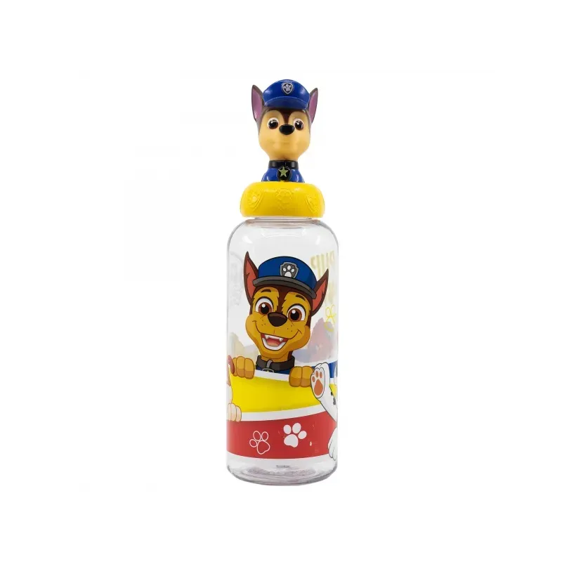 Plastová 3D fľaša s figúrkou PAW PATROL, 560ml, 74858