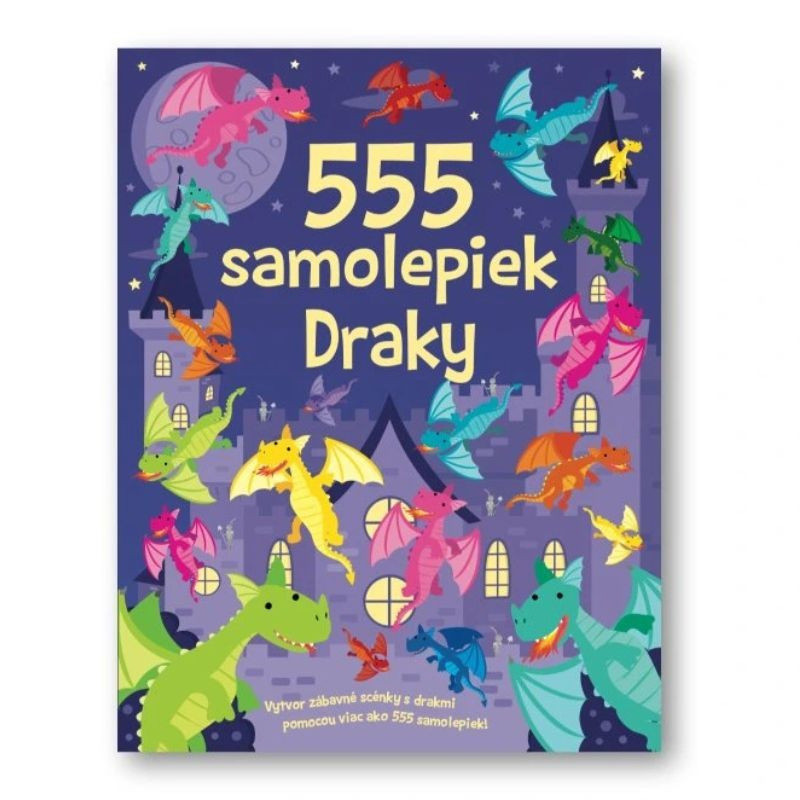 555 samolepiek - Draky