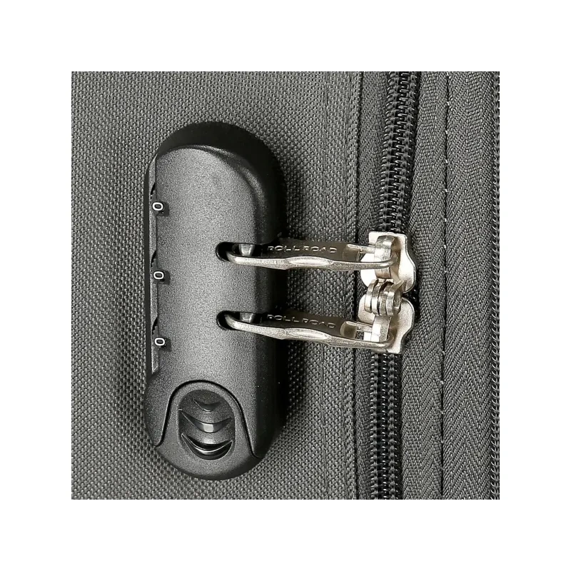 Príručný textilný kufor (small) 55x40x20 cm – Roll Road Royce Grey, 39L, 5019122 6