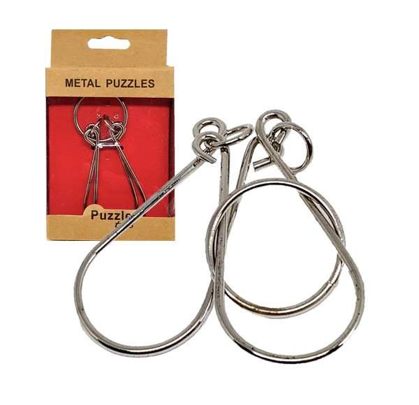 Kovový hlavolam mix 4