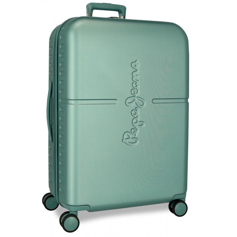 PEPE JEANS Highlight Verde, Cestovný kufor, 70x48x28cm, 79L, 768922B (medium exp.)
