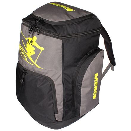Skiboot Bag taška na helmu a lyžiarky čierna-sivá