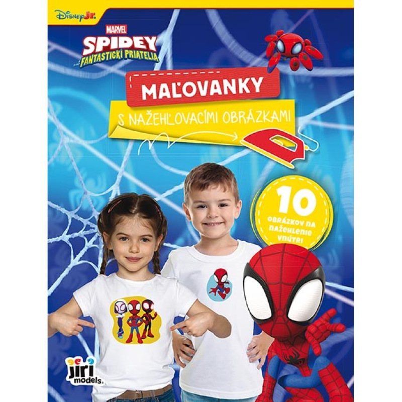 Maľovanky s nažehľovacími obrázkami Spidey
