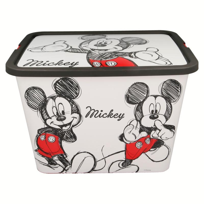 STOR Plastový úložný box MICKEY MOUSE 23L, 02646