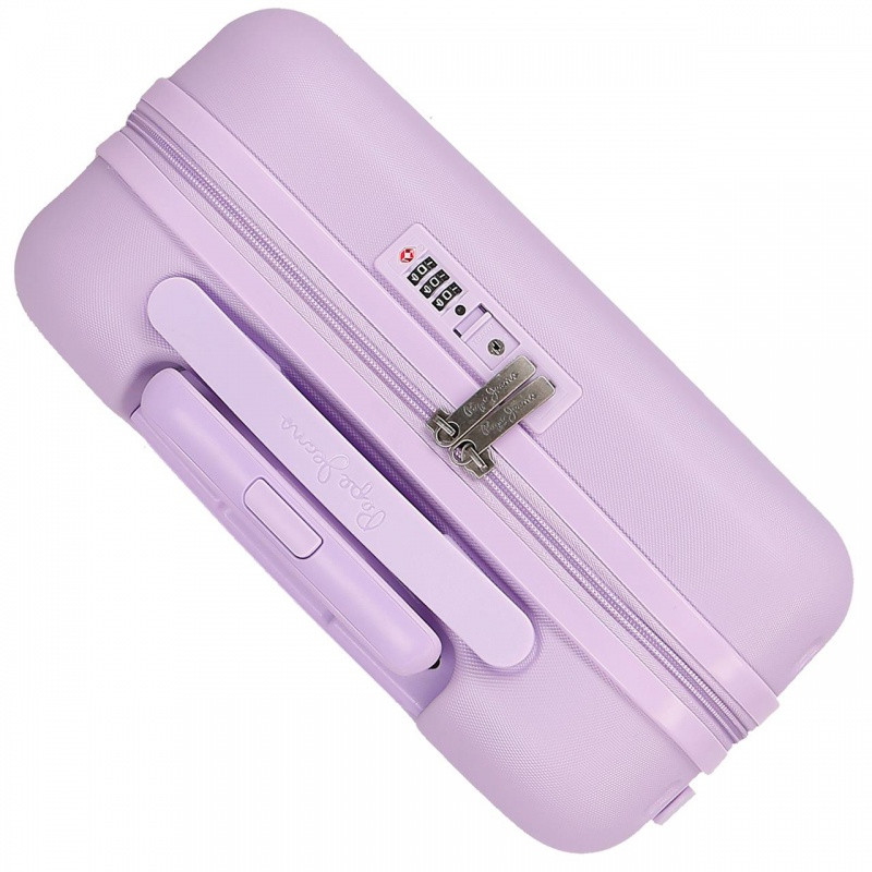 ABS Cestovný kufor PEPE JEANS ACCENT Lila, 55x40x20cm, 37L, 7699135 (small) 5