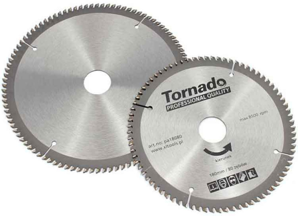 Pílový kotúč s SK plátkami 305 x 2,5 x 30, 100 zubov, na rezanie hliníka, TORNADO 4