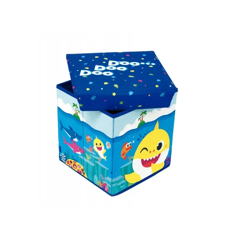 Úložný box s vrchnákom / taburetka 2v1 BABY SHARK, SK13992