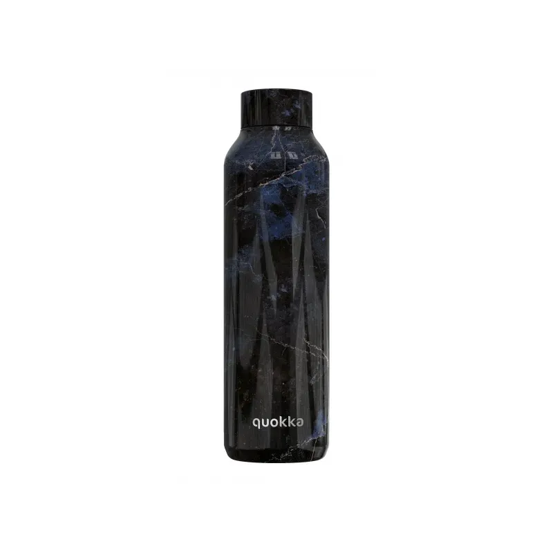 QUOKKA Nerezová fľaša / termoska BLACK MARBLE, 630ml, 12087