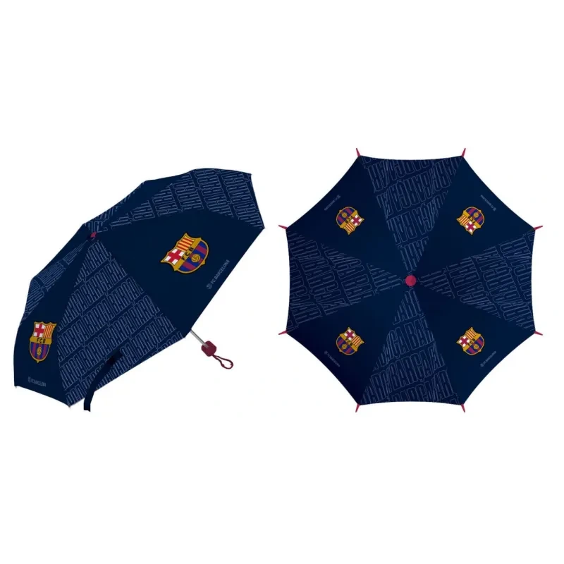 Skladací dáždnik FC Barcelona, oficiálny dizajn, FCB17177 1