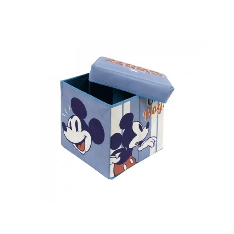 Úložný box s vrchnákom / taburetka  2v1 MICKEY MOUSE, WD14433