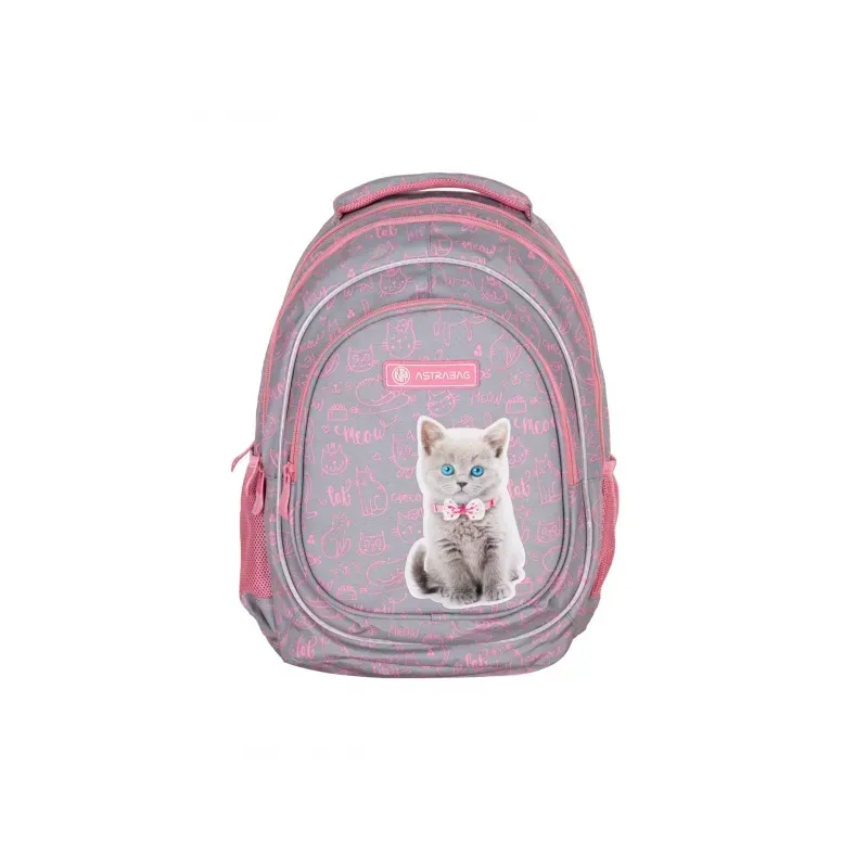 ASTRA ASTRABAG Školský batoh pre prvý stupeň PINK KITTY, AB330, 502022139