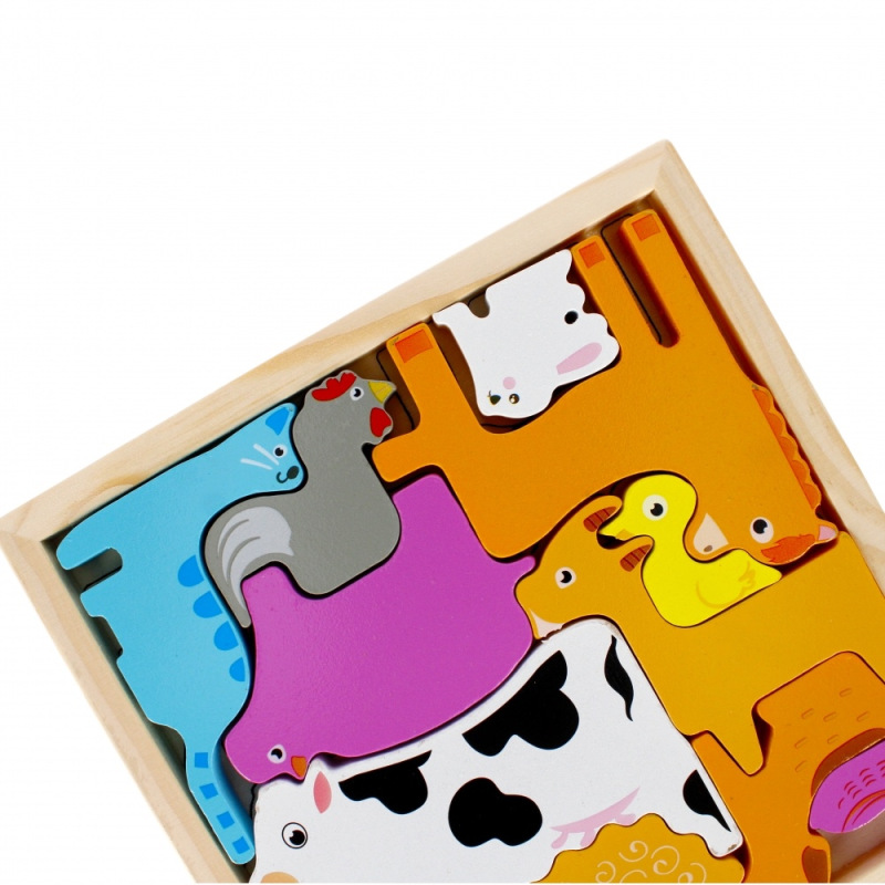 Puzzle skladačka Zvieratká 2