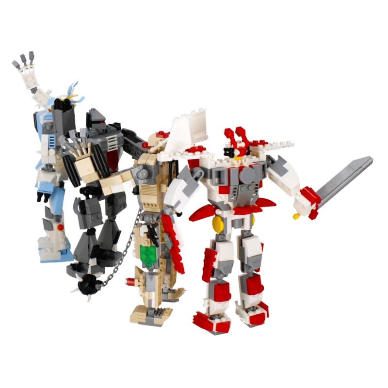 Stavebnica Veľký Robot - 4 druhy 2