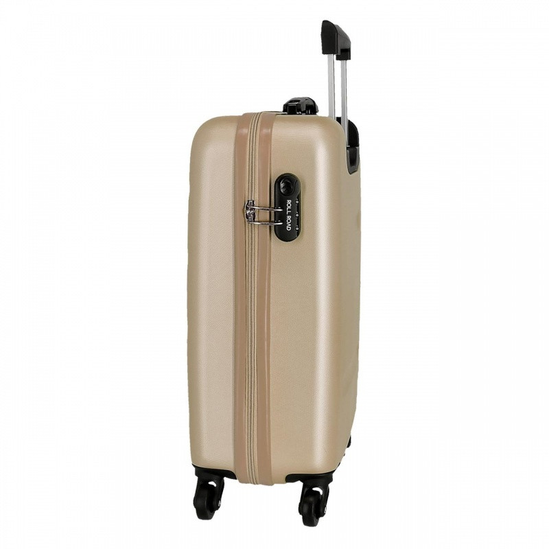ROLL ROAD Flex Champagne, ABS Cestovný kufor, 55x38x20cm, 35L, 5849169 (small) 1