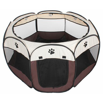 Pet Octagonal ohrádka pre psy hnedá 2