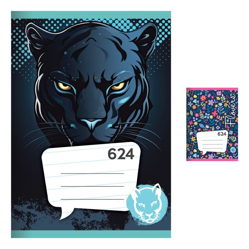 Zošit A6, 20 listový - linajkový 624 1