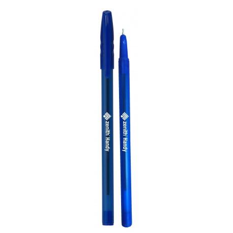 ASTRA 10ks - ZENITH Handy, Jednorazové guľôčkové pero 0,7mm, modré s vrchnákom, 201318007