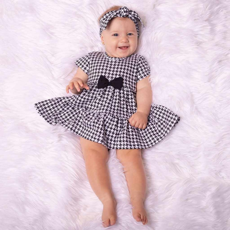 Dojčenské šatôčky-body s dlhým rukávom Nicol Sara 80 (9-12m) 1