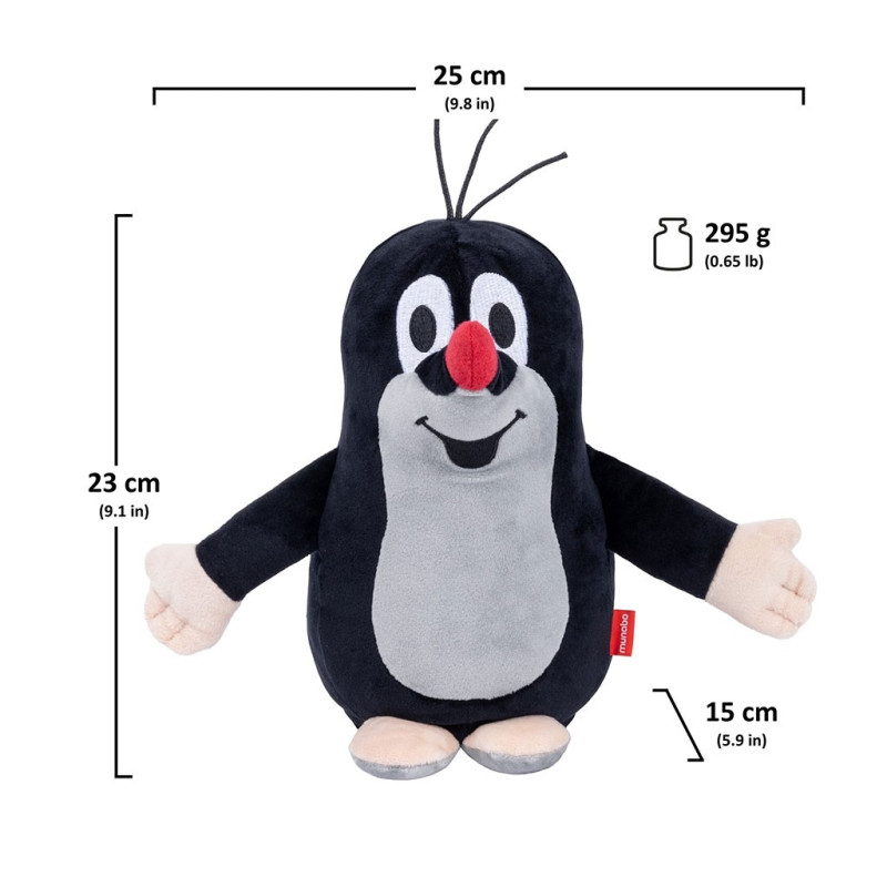 Plyšová hračka tancujúci-hrajúci Krtko 20 cm 2