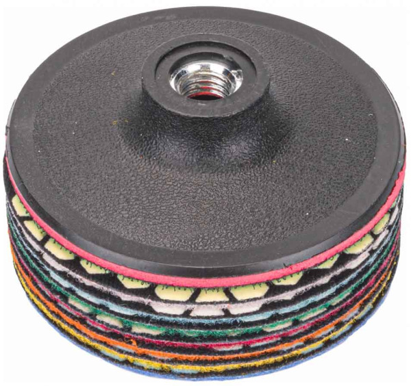 Sada diamantových kotúčov zrno 50-3.000, unášací disk 100 mm, brúsenie na sucho, POWERMAT 1