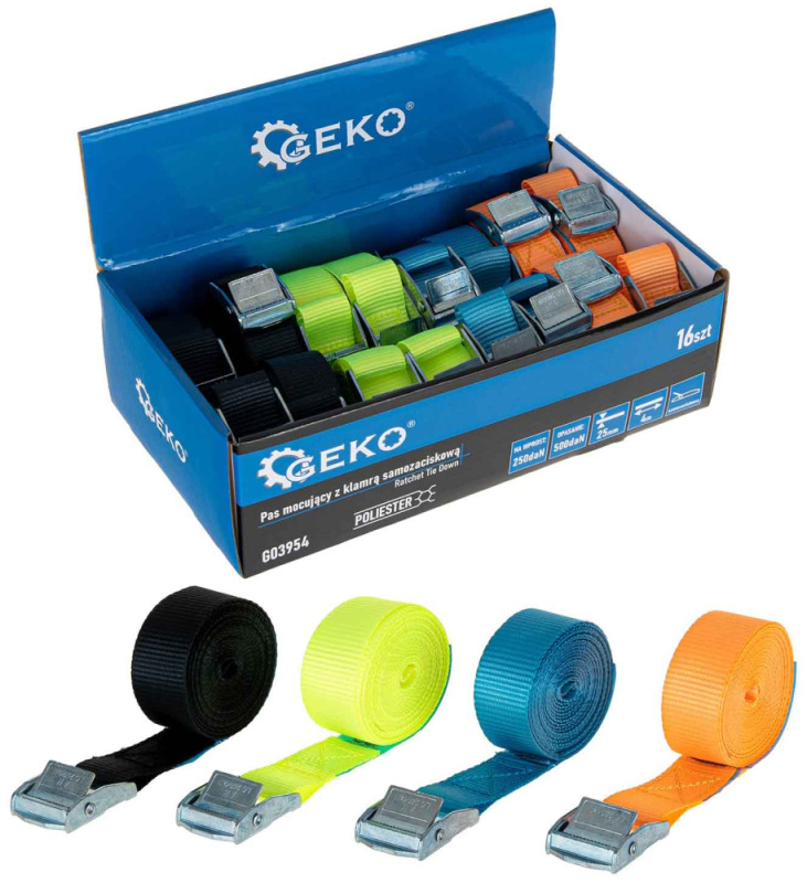 Remeň s prackou 500 kg, 4m x 25mm, GEKO