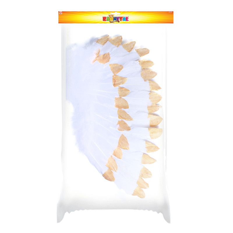 Krídla anjelské s perím zlaté 2