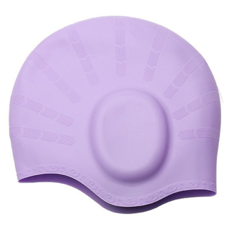 Ear Cap plavecká čiapka fialová 1