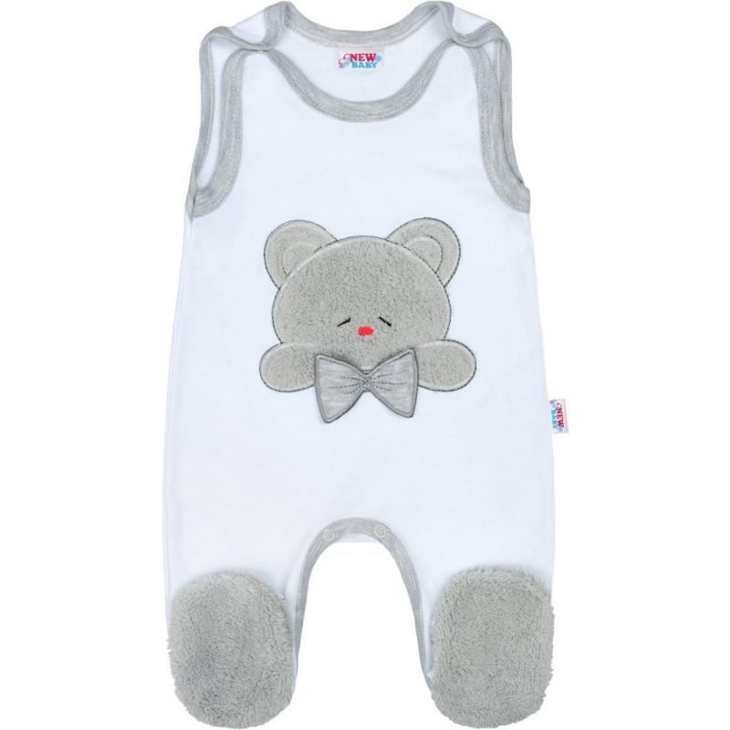 Luxusné dojčenské dupačky New Baby Honey Bear s 3D aplikáciou 74 (6-9m)