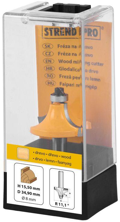 Fréza do dreva Strend Pro S8 mm, YC2307-8 frézka do hornej frézy, D34.9 H15.5 R11,1