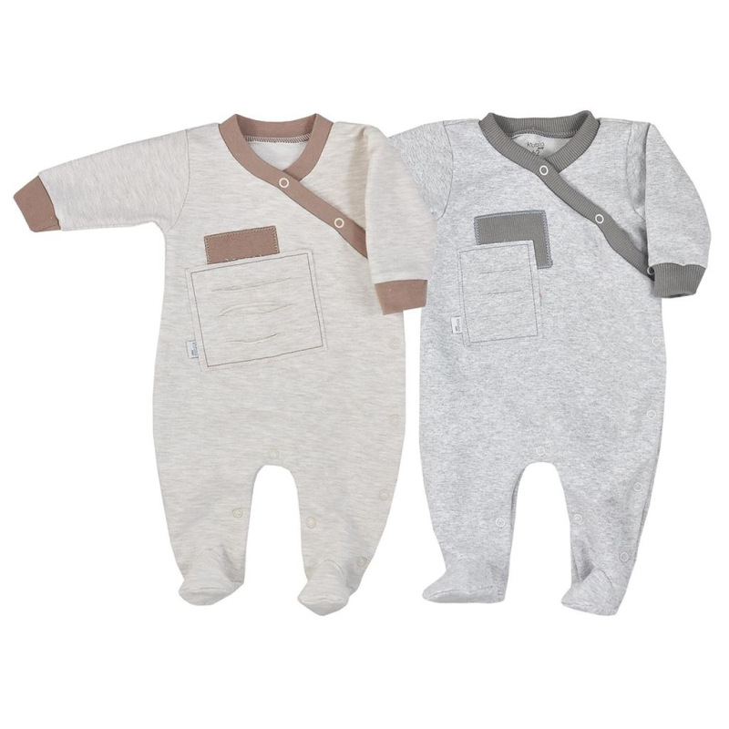 Dojčenský overal Koala Kamil hnedý 74 (6-9m) 1