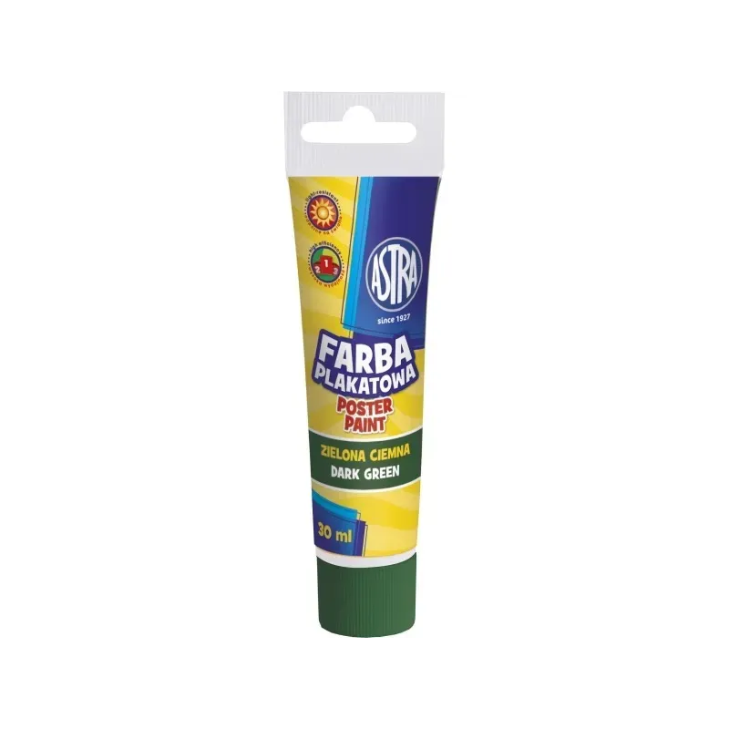 ASTRA Temperová farba v tube 30ml TMAVOZELENÁ, 83110906