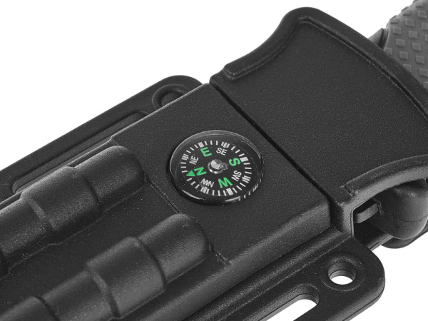 Taktický nôž BLACK Survival 275/135 mm s púzdrom, GEKO 5